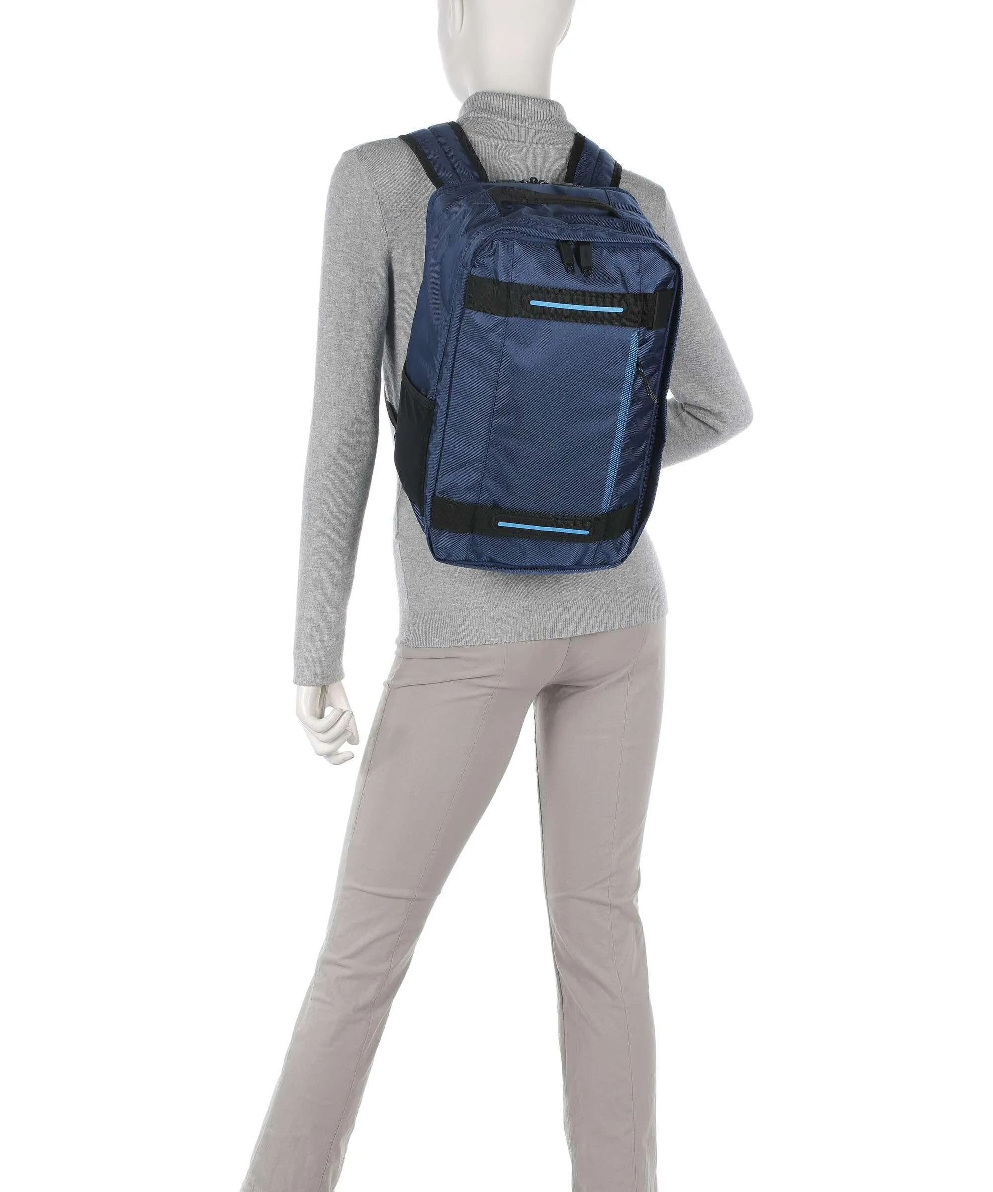  American Tourister Urban Track Cabin Zaino 14″ poliestere riciclato blu scuro  