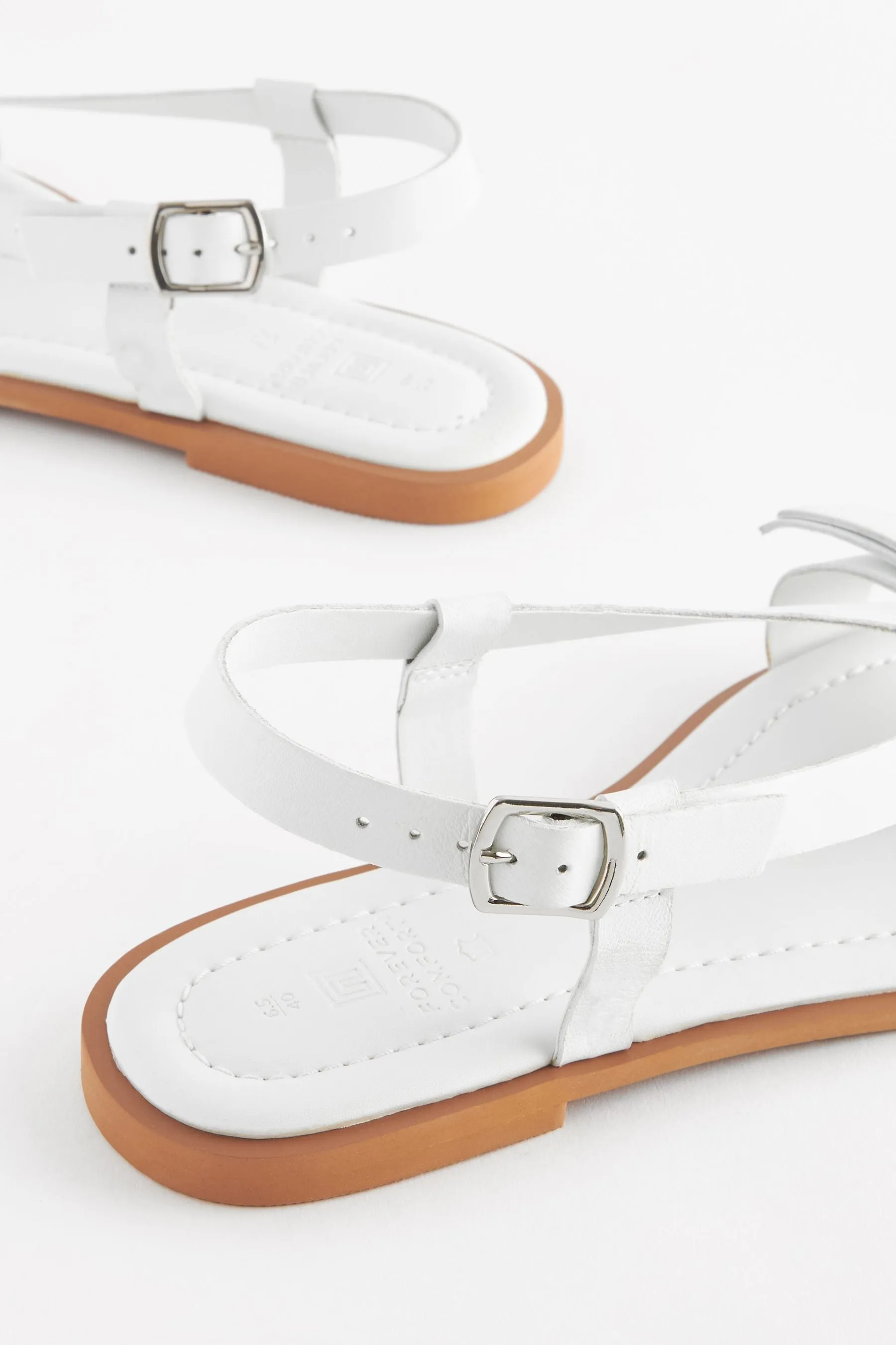 Forever Comfort ® - Fiocco Sandali in pelle